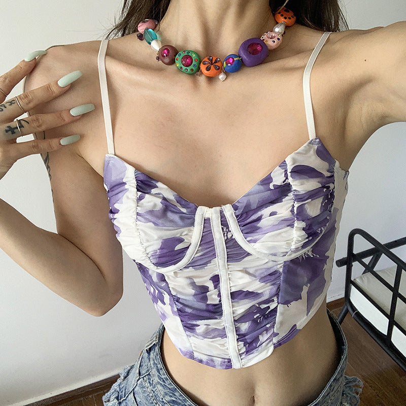 Music Festivals Rave Outfits Girls Tops Summer Women's Backless Fashion Sexy Vest