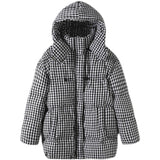 Women Winter Coats Puffer Jacket Down Coat Winter Back Hoodie with Drawstrings White Duck Down Jacket Coat