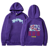 Travis Scott Astroworld Hoodie Hooded Fleece Casual Pullover