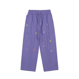 Man Fall Outfits Cargo Pants Vintage Embroidery Overalls Loose Straight Street Casual Pants