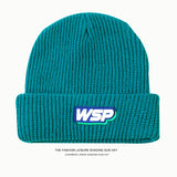Toboggan Hat Women's Autumn Letters Winter Warm Men