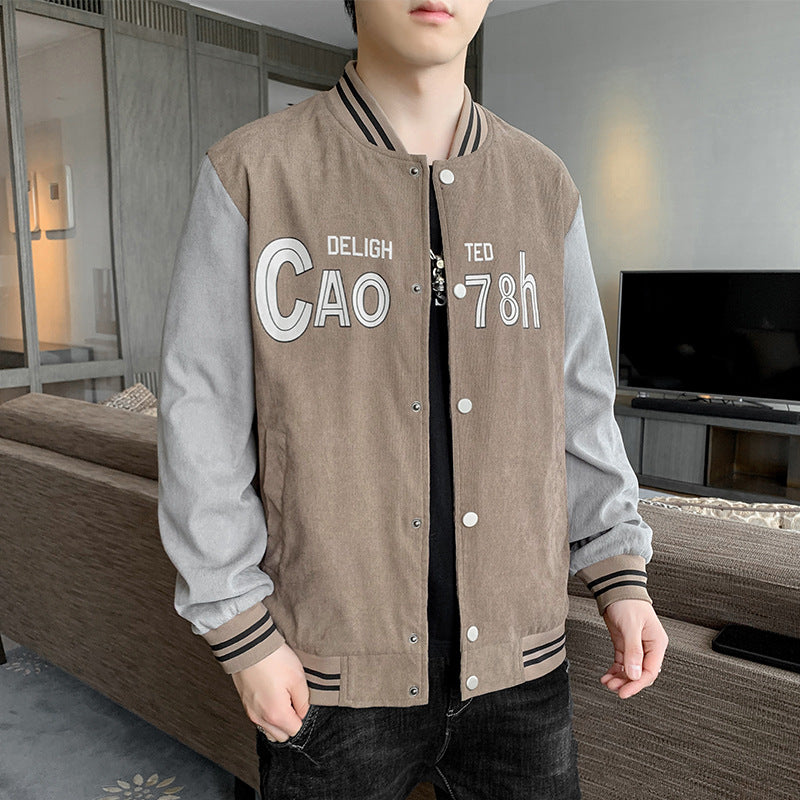 Baggy Jacket Baseball Uniform Men's Autumn Loose