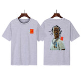 Cactus Jack McDonalds Shirt Rap Print Loose Short Sleeve