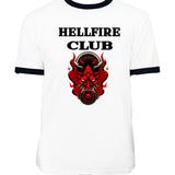 Hellfire Club Shirt Hellfire Club Letter Print T-shirt Short Sleeve