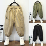 Toddler Boys Pants Boys' Pants Spring and Autumn Overalls Casual