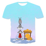 Bugs Bunny Shirt Men And Women Short-Sleeved Casual T-Shirt
