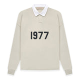 Fear of God Essentials 1977 Rugby Wheat Flocking Polo Shirt Long Sleeve