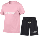 Fear of God Fog Essentials Fashion Brand Casual Short-Sleeved Shorts Suit Chest