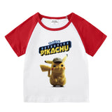 Children Pokemon Pikachu T Shirt Summer Clothing Short Sleeve T-shirt Leisure Sports