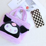 My Melody Bag Cartoon Kuromi Embroidered Kid's Handbag Cute Little Devil