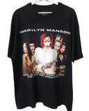 Marilyn Manson T Shirt Vintage Classic Short-Sleeved T-shirt Men and Women Tee