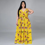 Nina Parker plus Size Dresses Sexy Strap Beach Chiffon Dress