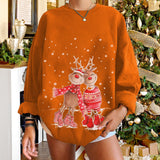 Preppy Aesthetic Sweatshirt Sweater Printed Sweater for Women