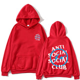 Anti Social Club Hoodie Printed Hoodie