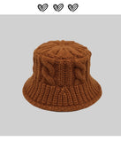 Toboggan Hat Women's Autumn and Winter Knitted Hat Warm Basin Hat