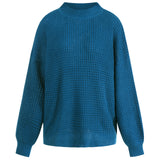 Women's Fall Outfits Sweater Women's Autumn and Winter Half-High Collar Long Sleeve Loose Sweater