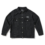 Men Denim Jacket Vintage Denim Jacket Men's Autumn and Winter Leisure Top
