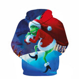 Grinch Hoodie 3D Printing Stylish Casual Hoodie