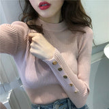 The Rock Turtleneck Turtleneck Sweater Women's Autumn and Winter Sweater Pullover Bottoming Shirt Top