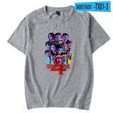 Hellfire Club Shirt Stranger Things Loose round Neck Short Sleeve T-shirt