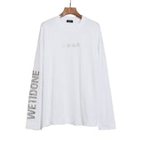 We11 Done Sweatshirts Colorful Logo Letter Printing Casual Men and Women Same Style