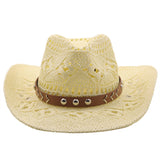 Cowboy Hats Spring and Summer Sun Protection Sun Hat Beach Hat Straw Cowboy Hat