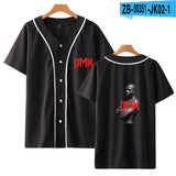 Baggy Baseball Jersey Summer Short-Sleeved Baseball Uniform Sports