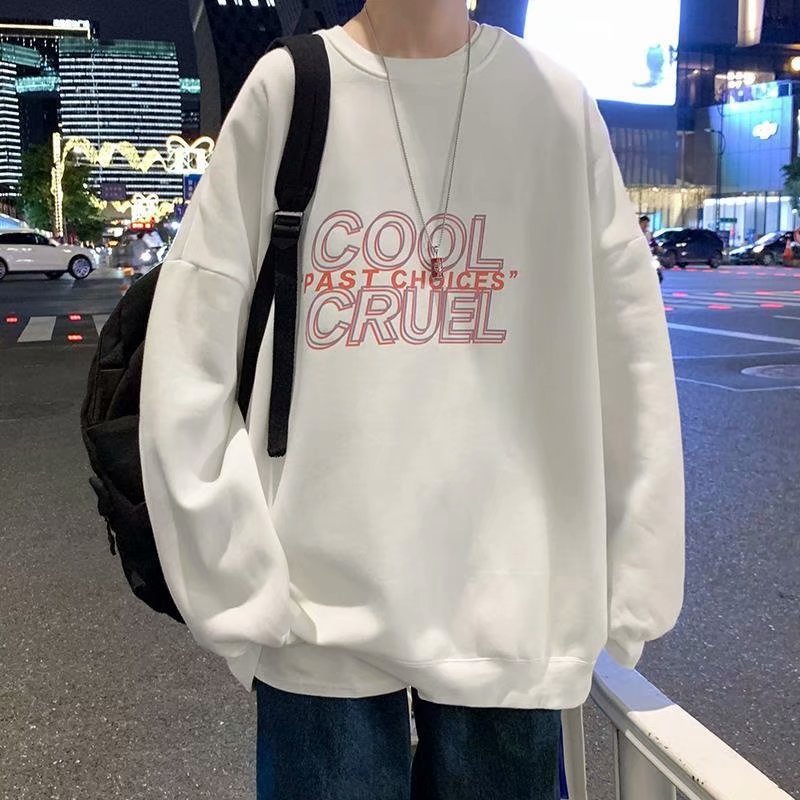 Men Sweatshirts round Neck Sweater Men's Spring and Autumn Outerwear Top