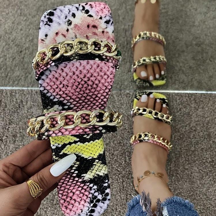 Women Open Toe Sandals Flats Spring Low-Top Casual Sandals