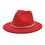 Mens Kentucky Derby Hats Spring and Autumn Men's Outdoor Fedora Hat Panama Felt Hat