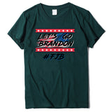 Let's Go Brandon T Shirts Brandon Printed Short-Sleeved T-shirt Women's Bottoming Shirt