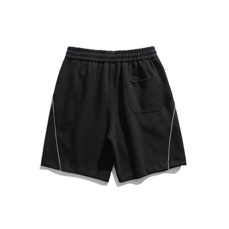 Men Shorts Summer Men's Letter Casual Straight-Leg Pants