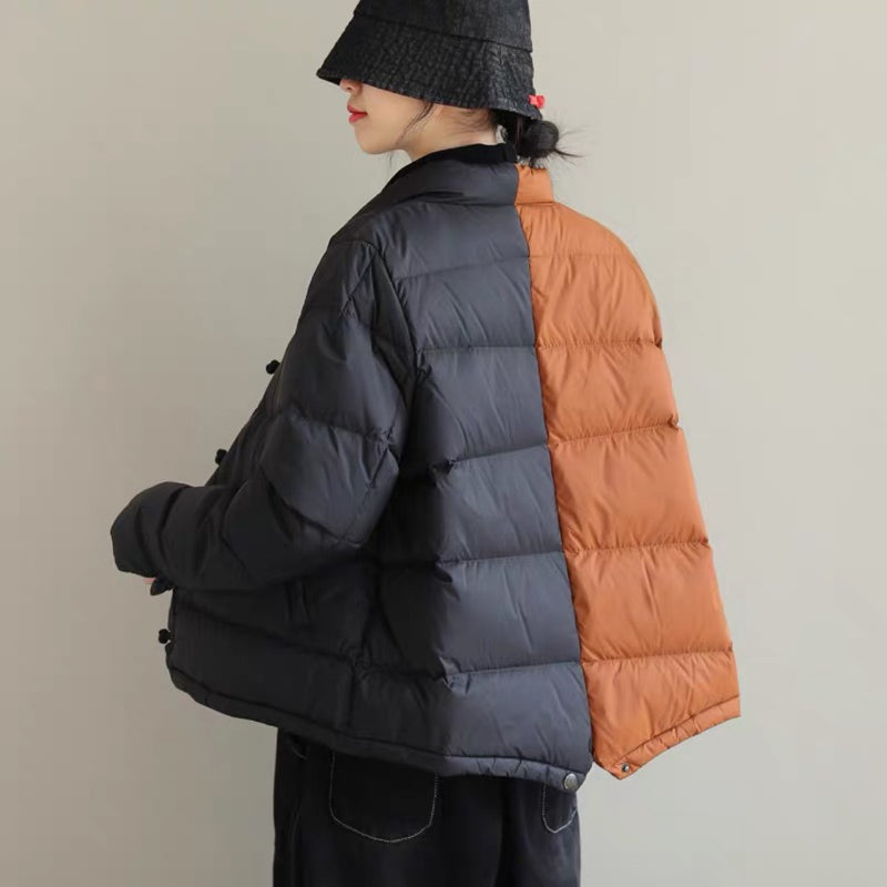 Women Winter Coats Puffer Jacket Down Coat Autumn and Winter New White Duck Down Stand-up Collar Down Jacket Coat
