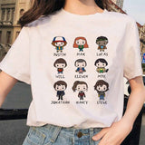 Stranger Things Hellfire Club T Shirt Printed T-Shirt Top Short Sleeve