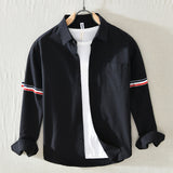 White Work Shirts Men's Casual Long-Sleeved Shirt