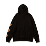 Mens Fall Outfits Bear Hooded Sweater Men and Women Autumn Couple Casual Jacket