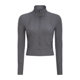 BBL Jacket Autumn and Winter Stand-up Collar Slim Fit Yoga Clothes Casual Sports Jacket