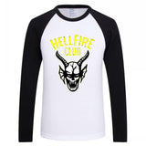 Stranger Things Hellfire Club T Shirt Printed Top Men's and Women's Short-Sleeved T-shirt