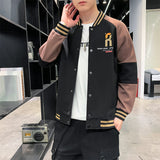 Corduroy Varsity Jacket Overalls Men's Autumn Baseball Uniform Spring and Autumn Sports Corduroy Autumn Wear Jacket
