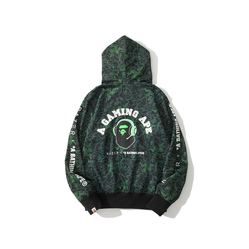 Bape Military Hoodie Camouflage Hoodie