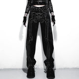 Julia Fox Low Rise Trousers Printed Low Waist Jeans Trousers