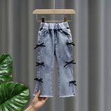 Toddler Girls Pants Girls' Spring Clothes Jeans Casual Flared Pants