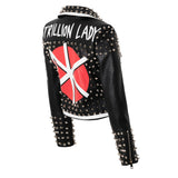 Women Leather Jacket Biker Motorcycle Coat Spring Jacket Fashion Special Women's Clothing Short Leather Jacket Women