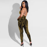 Party Pants Suits Summer Sexy Nightclub Mesh See-through Suspender Trousers Jumpsuit