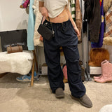 Julia Fox Low Rise Trousers Vintage Casual Hip-Hugger Trousers