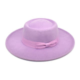 Mens Kentucky Derby Hats Woolen Hat Big Brim Jazz Warm Sun Hat