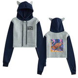 Travis Scott Astroworld Hoodie Autumn and Winter Navel Hooded Color Contrast Sweater