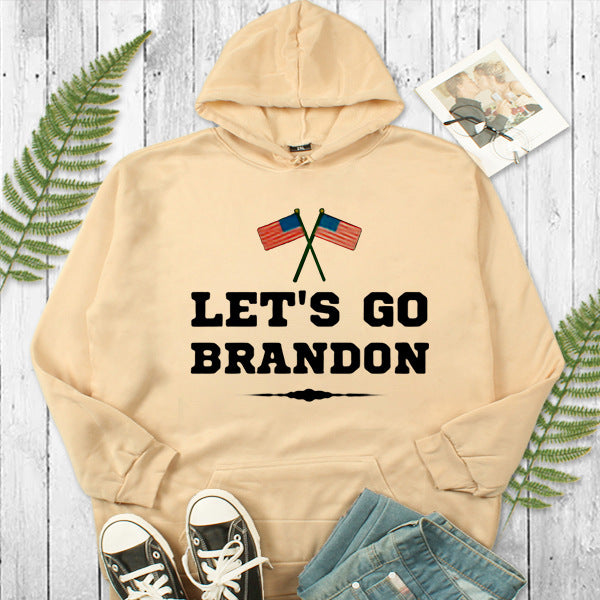 Let'S Go Brandon Hoodie Autumn Hoodie Youth Pullover Hooded Sweater