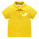 Children Pokemon Pikachu T Shirt Polo Shirt Pure Cotton Baby T-shirt