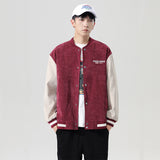 Blue Varsity Jacket Men's Jacket Autumn Youth Men's Jacket Baseball Uniform